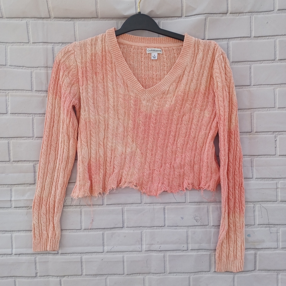 Croft&barrow sweater crop top